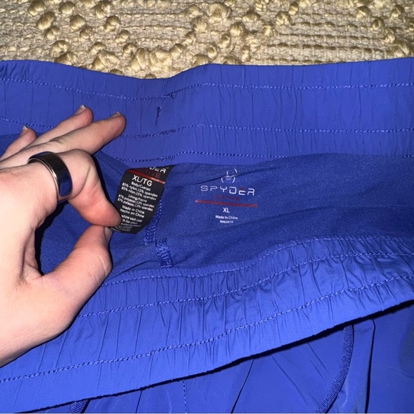 Spyder Women's Purple Athletic Shorts - Picture 4 of 6